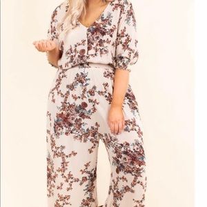 Floral plus size Jumpsuit